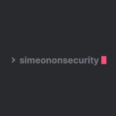 SimeonOnSecurity's Default Banner Image
