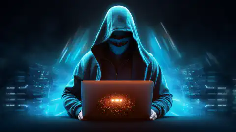 Un'immagine che raffigura un hacker con un mantello da supereroe, che simboleggia l'empowerment ottenuto grazie alla formazione sulla sicurezza informatica di TryHackMe.